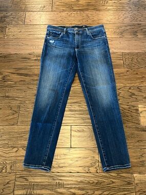 Ag Adriano Goldschmied The Stevie Ankle Straight Leg High Rise Size 31R